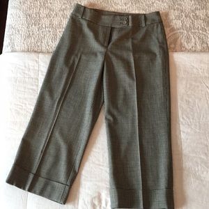 Ann Taylor Margo Curvy cuffed capri work pants.
